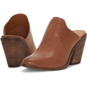Lukcy Brand LULLIN Brown Leather Slip On Dress Mules